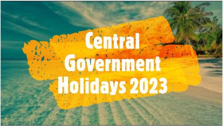 Central Govt Gazetted Holiday List 2023 Central Govt Restricted 